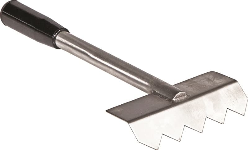 Base 700/900 Grattoir Pour Grill Pierre Lavique Rainuré - Combisteel