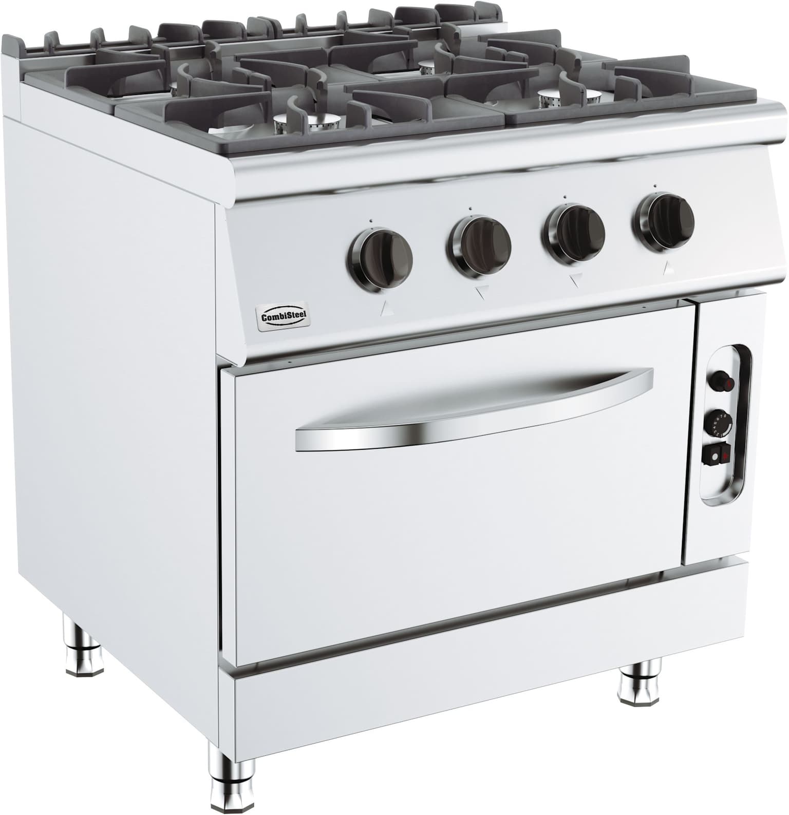 Cuisinière Gaz 4 Brûleurs Avec Four Gaz - Combisteel