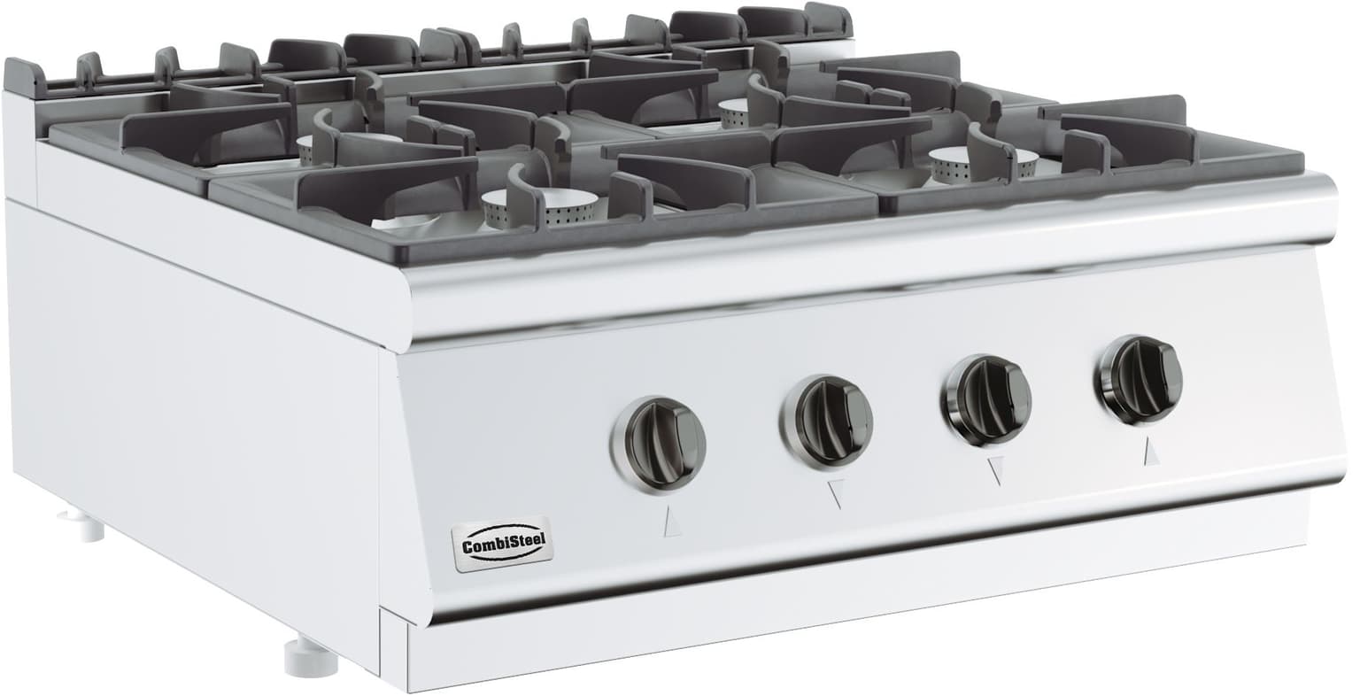 Cuisinière À Gaz 4 Brûleurs - Combisteel