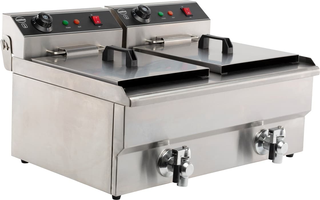 Friteuse Posable Électrique 2×8 L - Combisteel