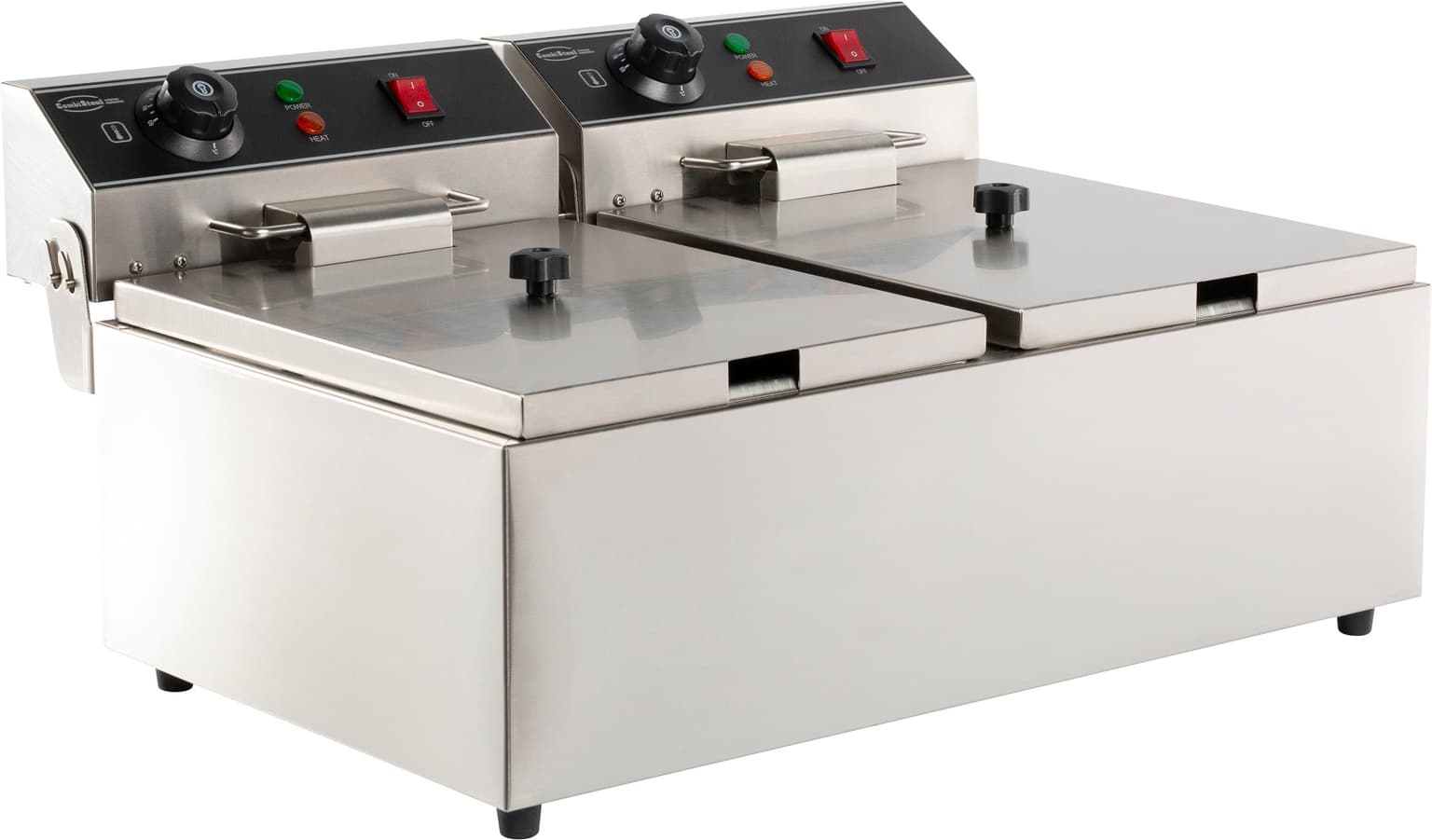 Friteuse Posable Électrique 2×6 L - Combisteel