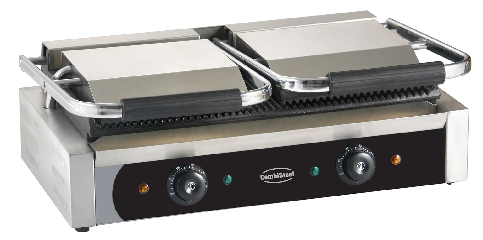 Grille DE Contact Panini Double 3,6 KW - Combisteel