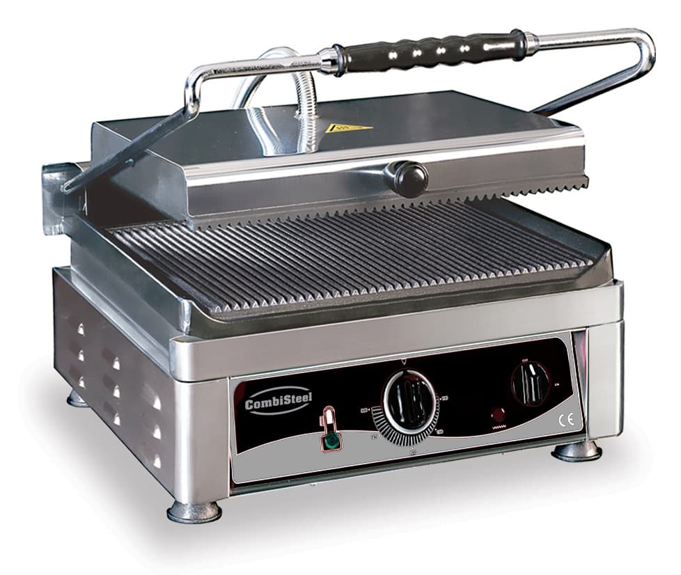 Grille DE Contact Panini Rainuré - Combisteel