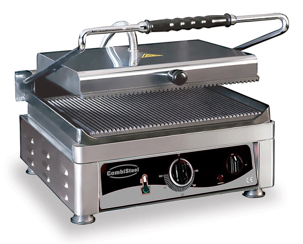 Grille DE Contact Panini Rainuré - Combisteel