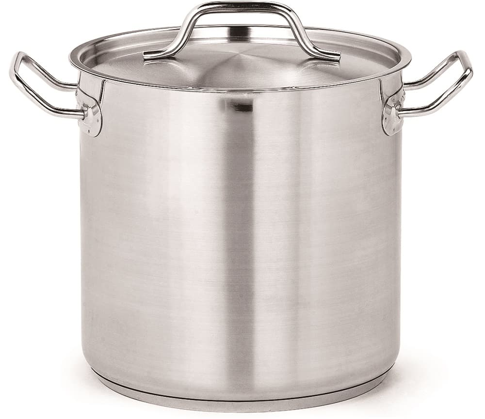 Marmite Profonde En Acier Inoxydable + Couvercle Ø45 71 L - Combisteel