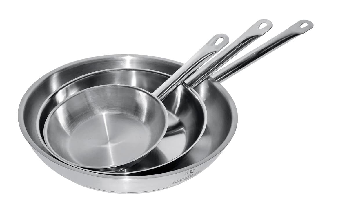 Poêle À Frire En Acier Inox Ø24 2,3 L - Combisteel