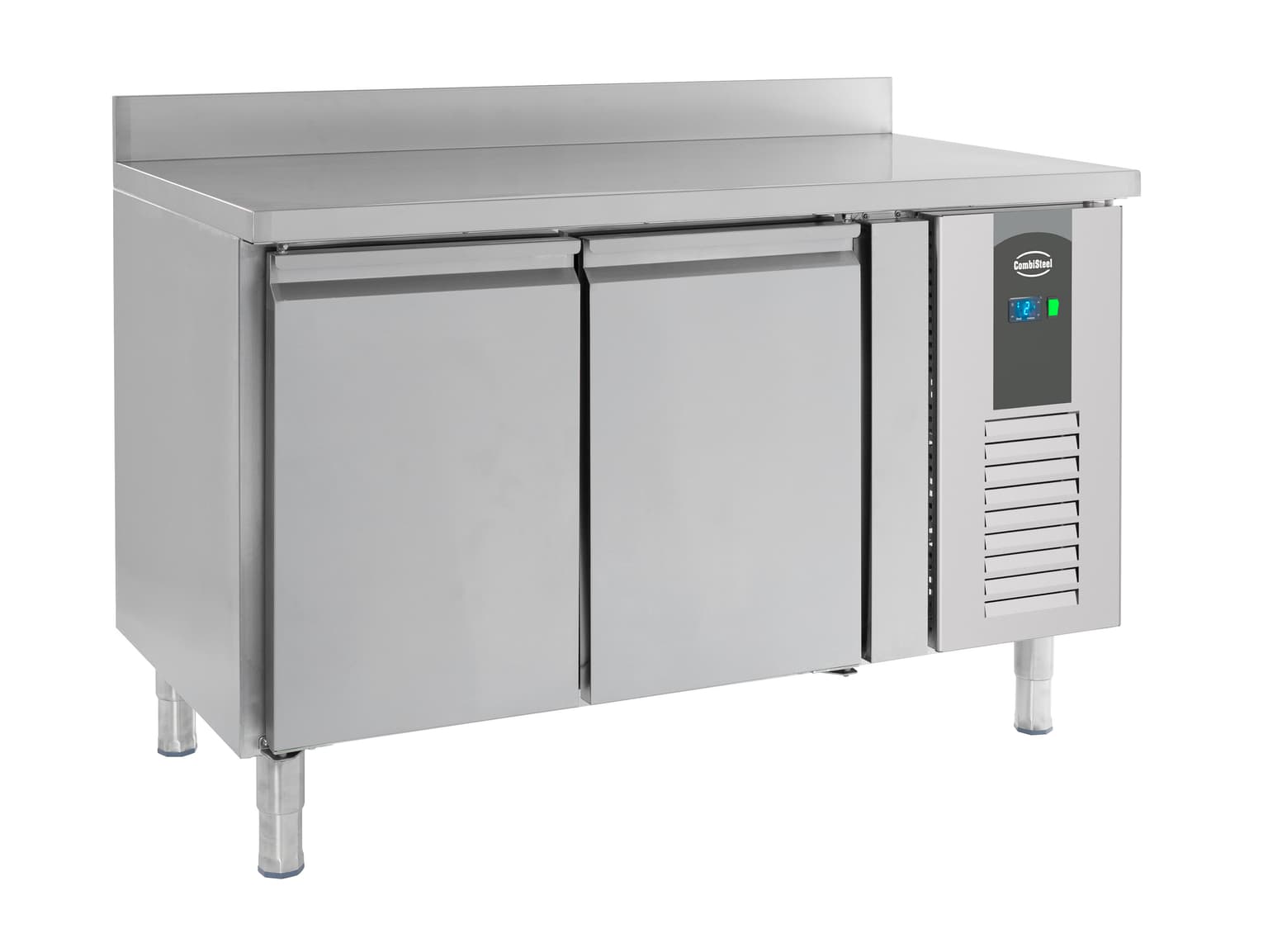 Table Réfrigérée Bord Relevé 2 Portes - Combisteel