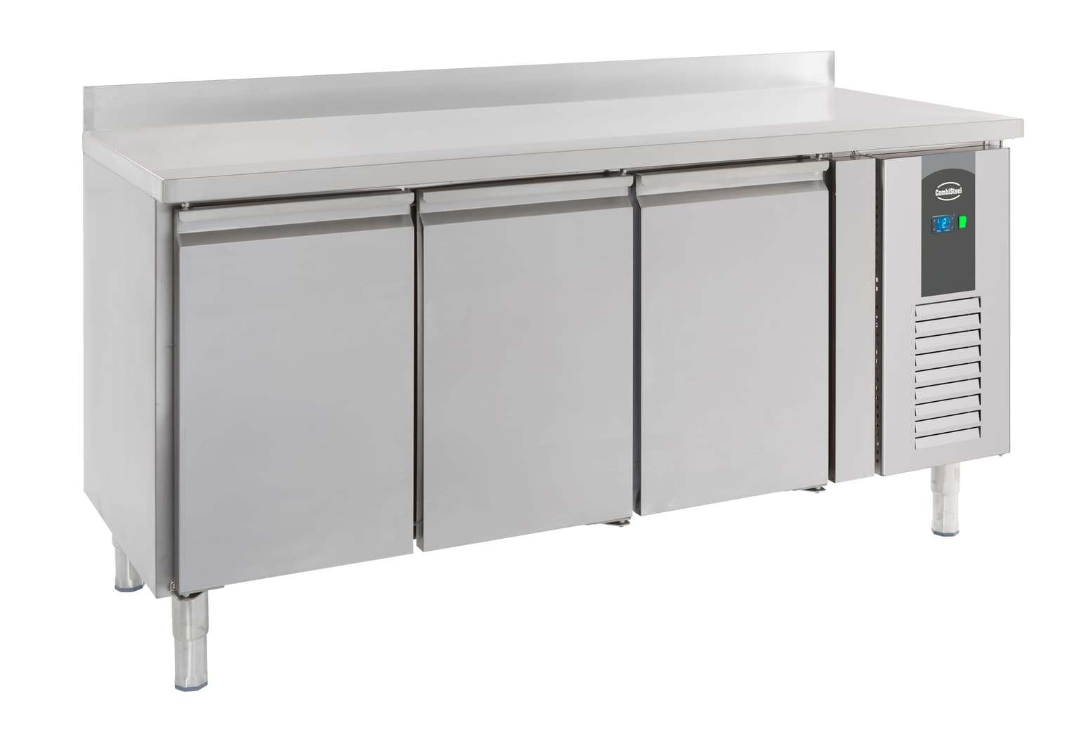 Table Réfrigérée Bord Relevé 3 Portes - Combisteel