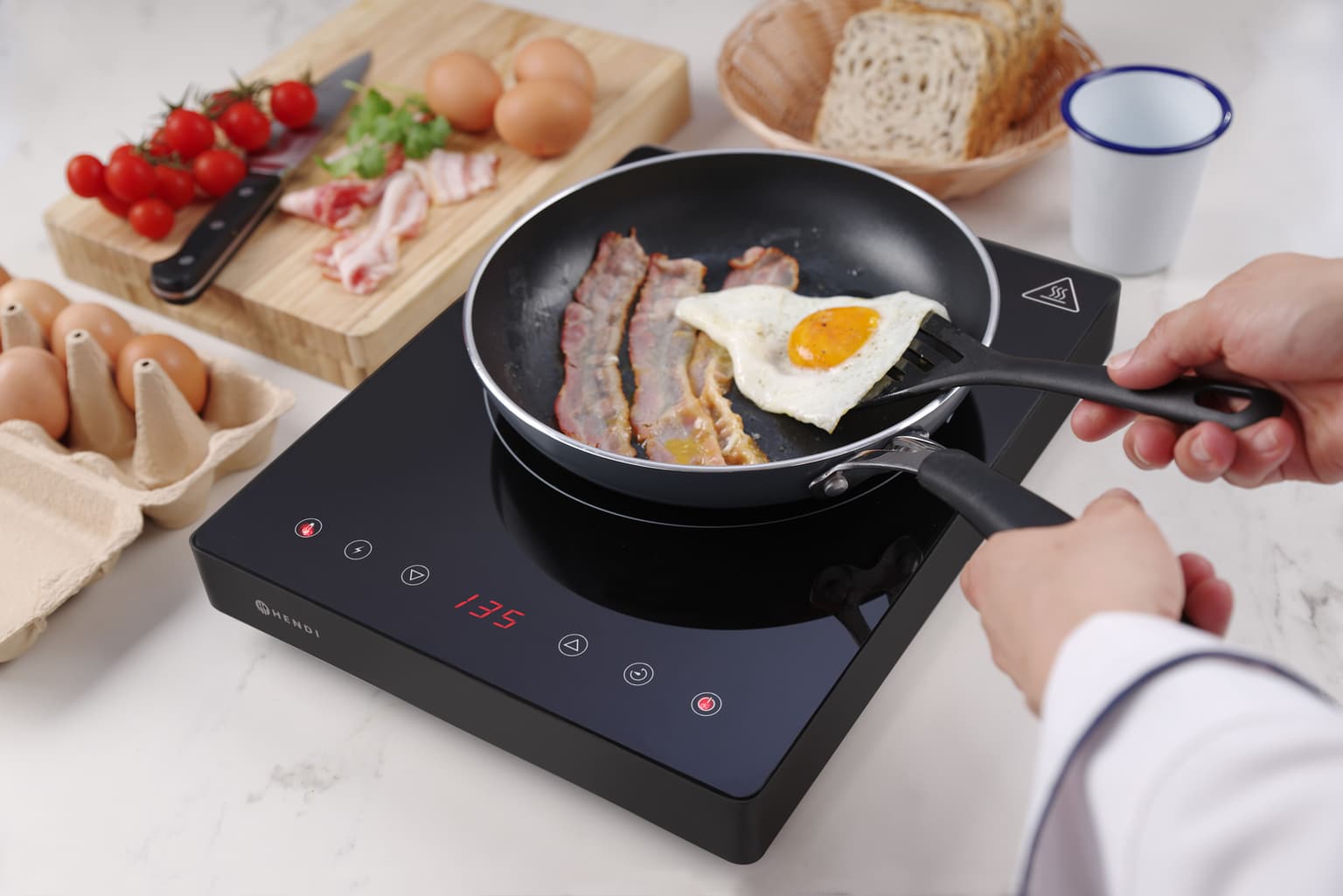Plaque DE Cuisson À Induction 2000W Kitchen Line — miniature 3