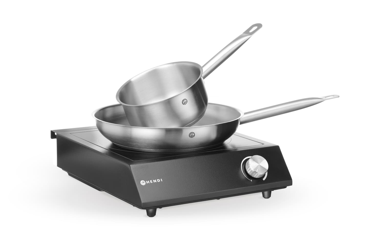 Set : Plaque DE Cuisson À Induction 3500W + Casserole + Poêle — miniature 8