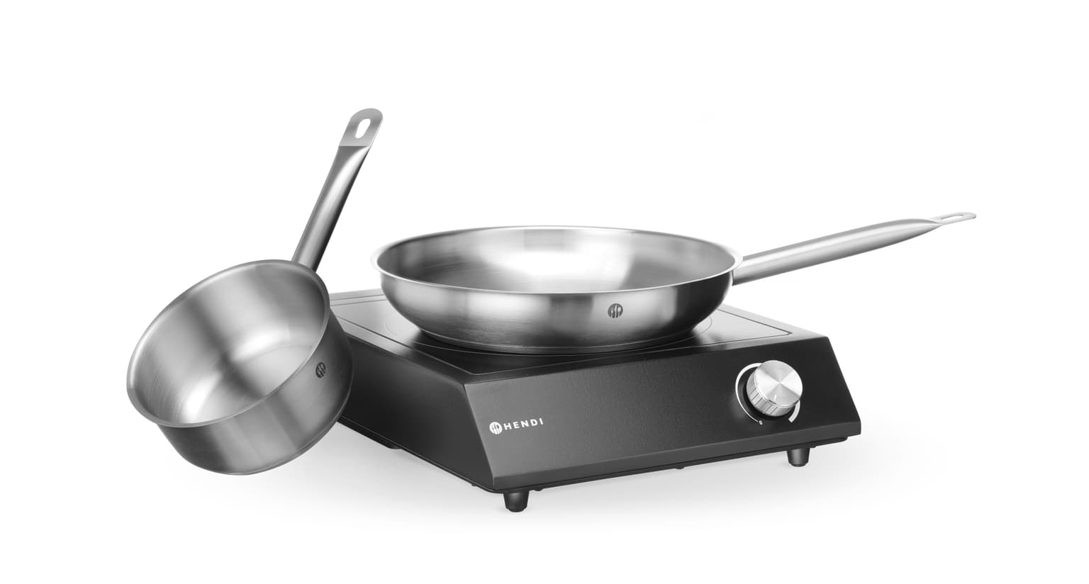 Set : Plaque DE Cuisson À Induction 3500W + Casserole + Poêle — miniature 9