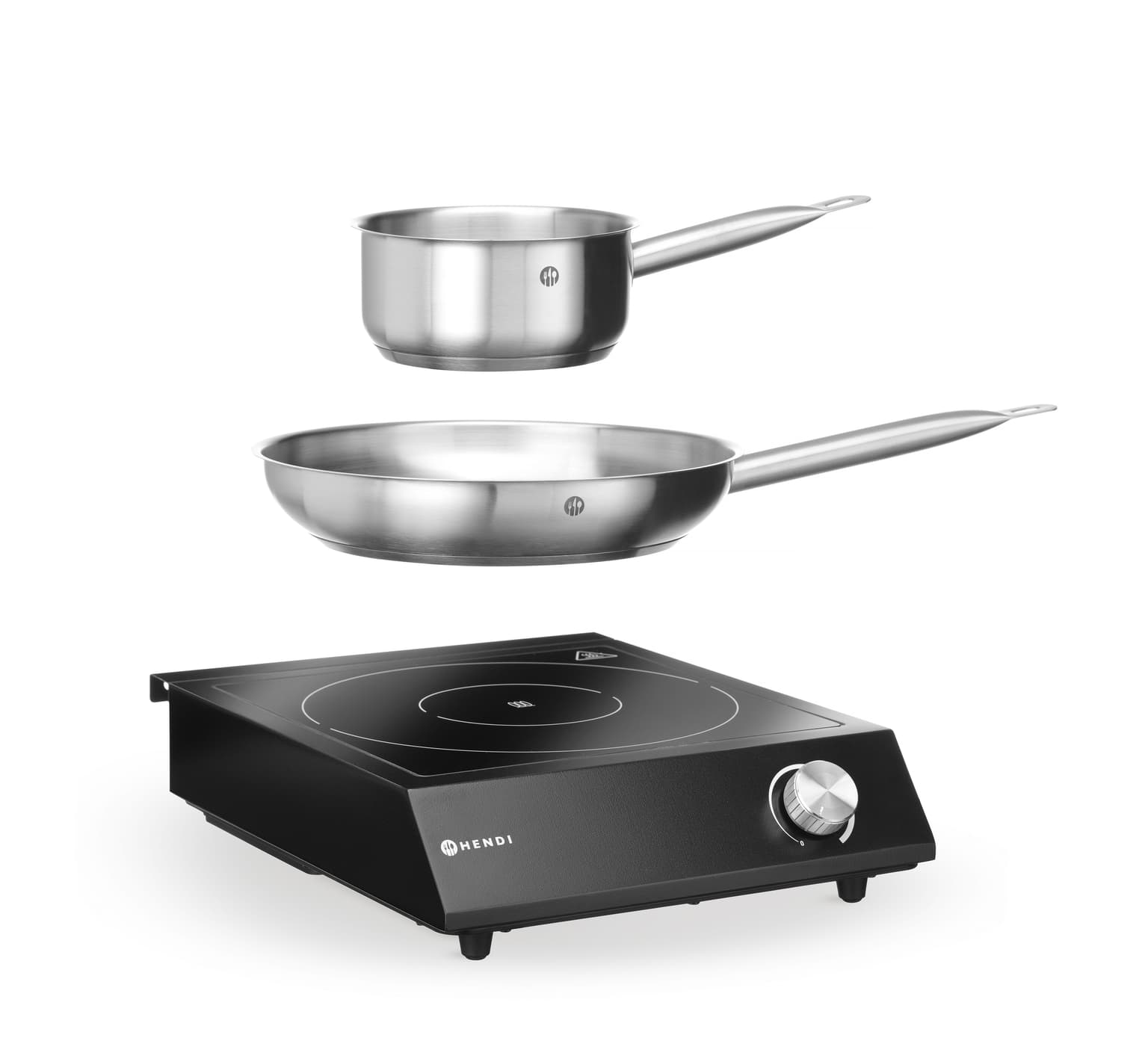 Set : Plaque DE Cuisson À Induction 3500W + Casserole + Poêle — miniature 11