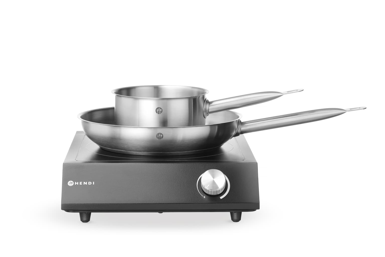Set : Plaque DE Cuisson À Induction 3500W + Casserole + Poêle — miniature 2
