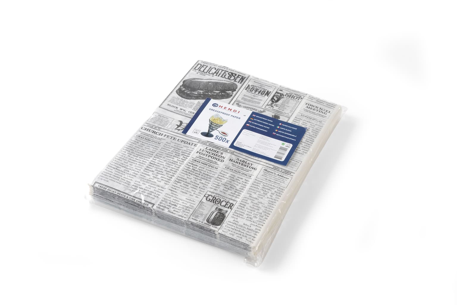 Papier ingraissable — Impression journal · 200x250