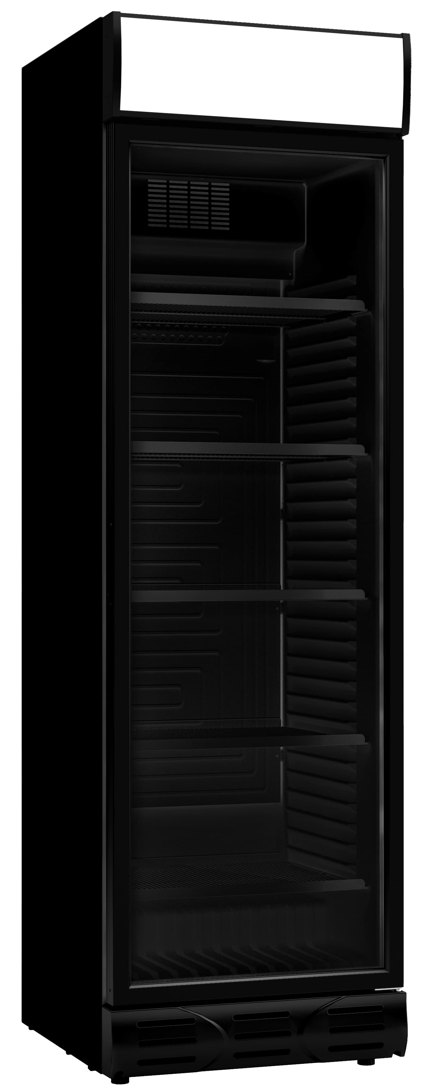 Réfrigérateur 1 Porte En Verre Noir Sens Ouverture Porte Gauche - Combisteel — visuel 1