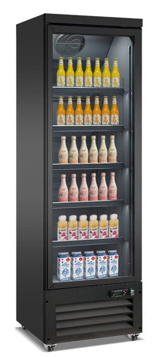 Réfrigérateur 1 Porte En Verre Noir Ceb-500r Bl - Combisteel — visuel 1
